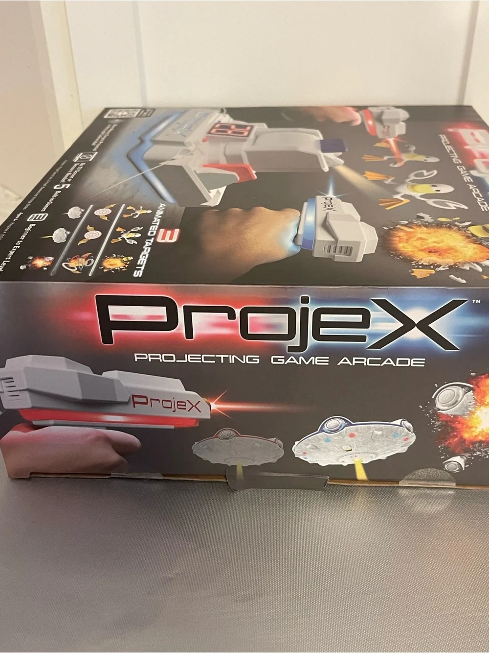 ProjeX Projecting Game Arcade - White and Gray Target Practice Game NIP Sealed